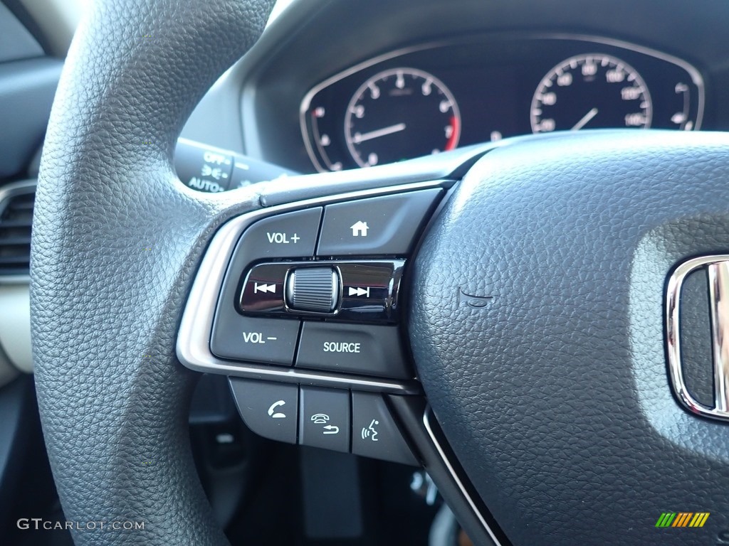 2020 Honda Accord LX Sedan Ivory Steering Wheel Photo #139254293