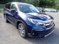 2021 Obsidian Blue Pearl Honda Pilot EX-L AWD  photo #5