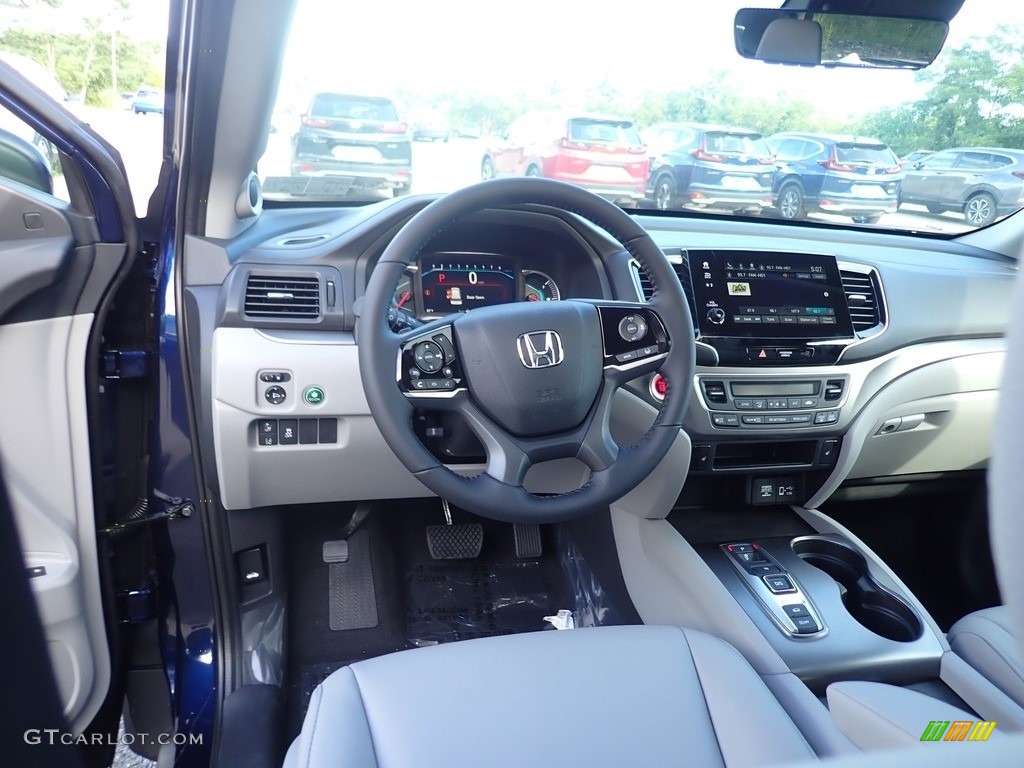 Gray Interior 2021 Honda Pilot EX-L AWD Photo #139255244