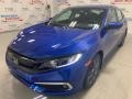 2020 Aegean Blue Metallic Honda Civic EX-L Sedan  photo #38