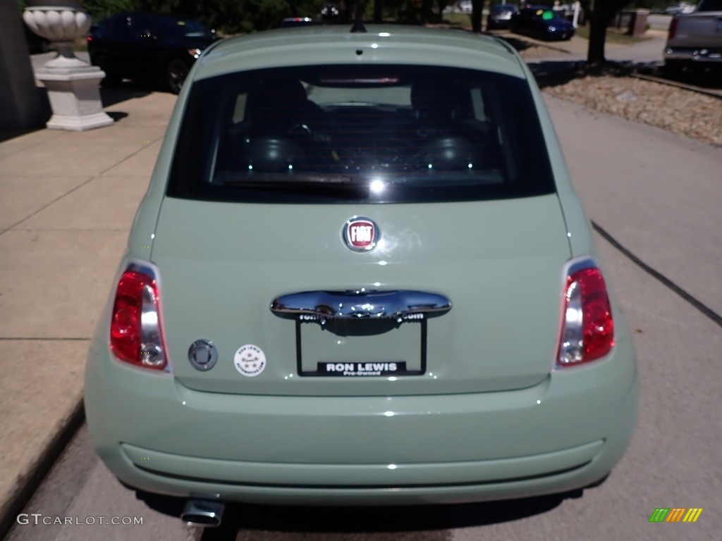 2012 500 Pop - Verde Chiaro (Light Green) / Tessuto Grigio/Nero (Grey/Black) photo #3