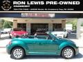 2017 Bottle Green Metallic Volkswagen Beetle 1.8T SE Convertible  photo #1