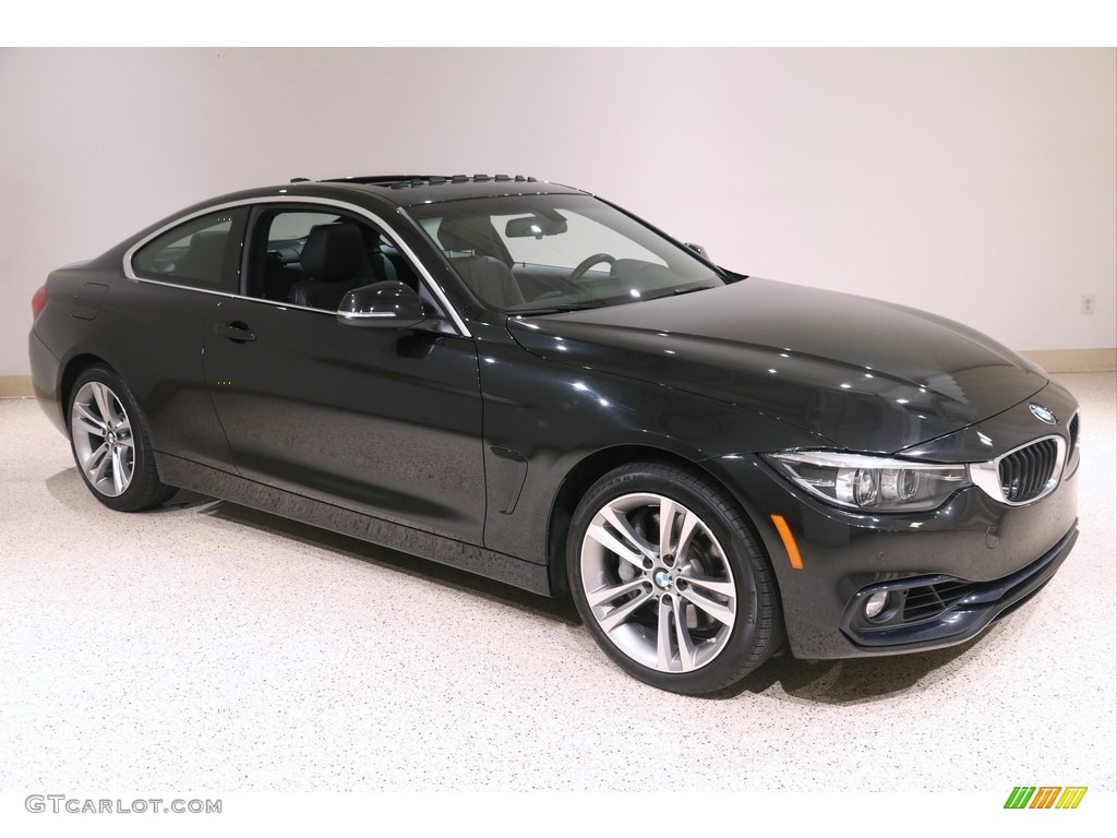 2018 4 Series 440i xDrive Coupe - Black Sapphire Metallic / Black photo #1