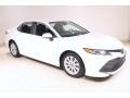 2019 Super White Toyota Camry LE  photo #1