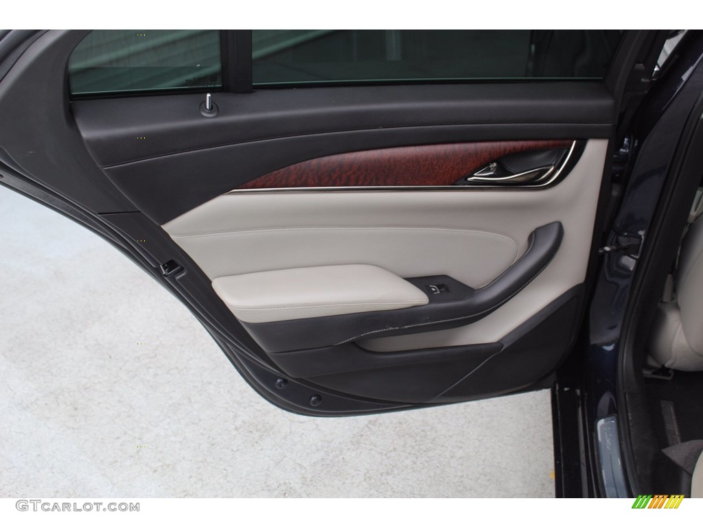 2016 Cadillac CTS 2.0T Luxury Sedan Light Platinum/Jet Black Door Panel Photo #139257566