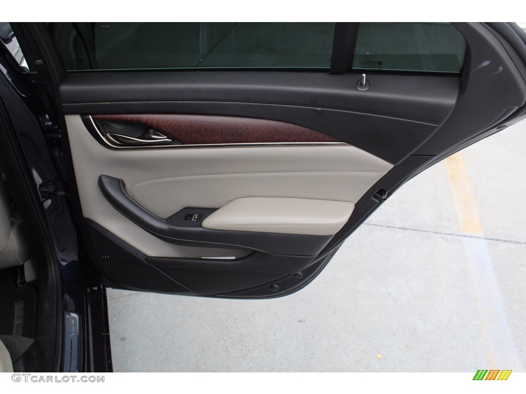 2016 Cadillac CTS 2.0T Luxury Sedan Light Platinum/Jet Black Door Panel Photo #139257628