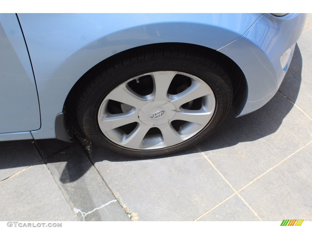 2013 Elantra Limited - Blue Sky Metallic / Beige photo #12