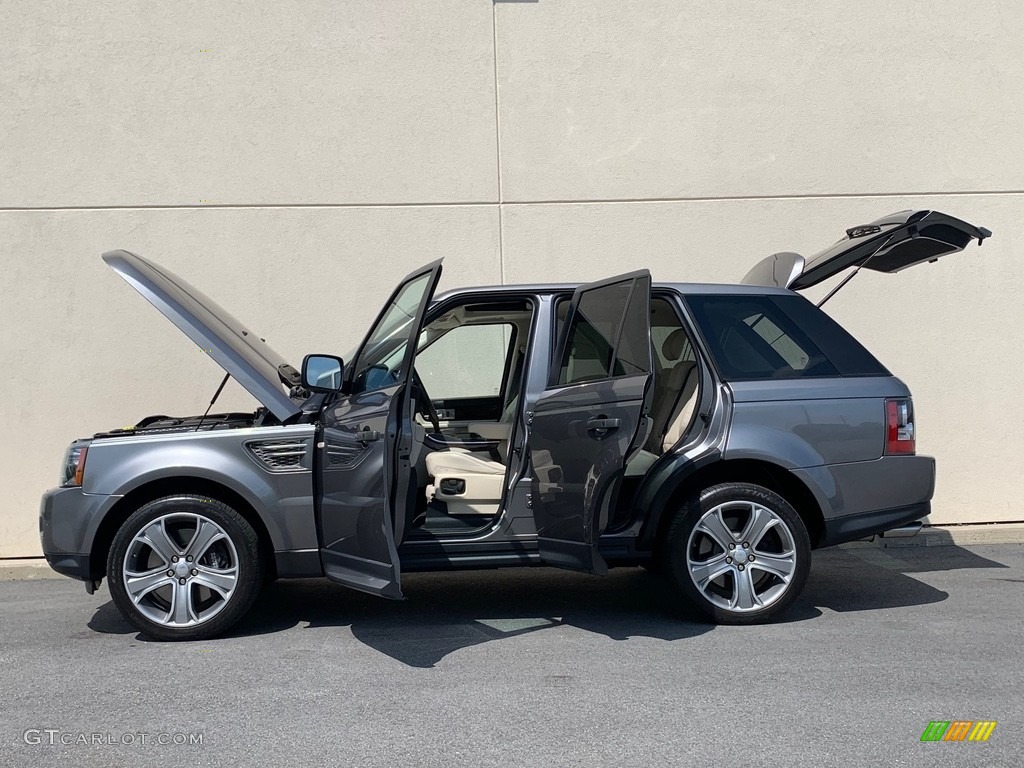 2011 Range Rover Sport Supercharged - Stornoway Grey Metallic / Ivory/Ebony photo #31