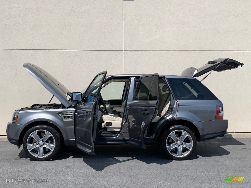 2011 Range Rover Sport Supercharged - Stornoway Grey Metallic / Ivory/Ebony photo #32