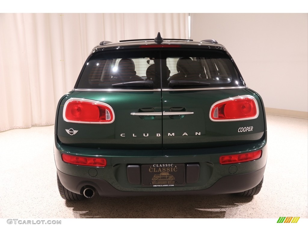 2017 Clubman Cooper ALL4 - British Racing Green II Metallic / Carbon Black photo #18