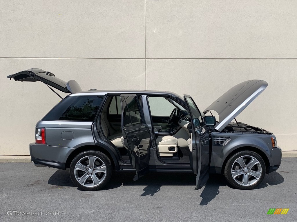 2011 Range Rover Sport Supercharged - Stornoway Grey Metallic / Ivory/Ebony photo #77