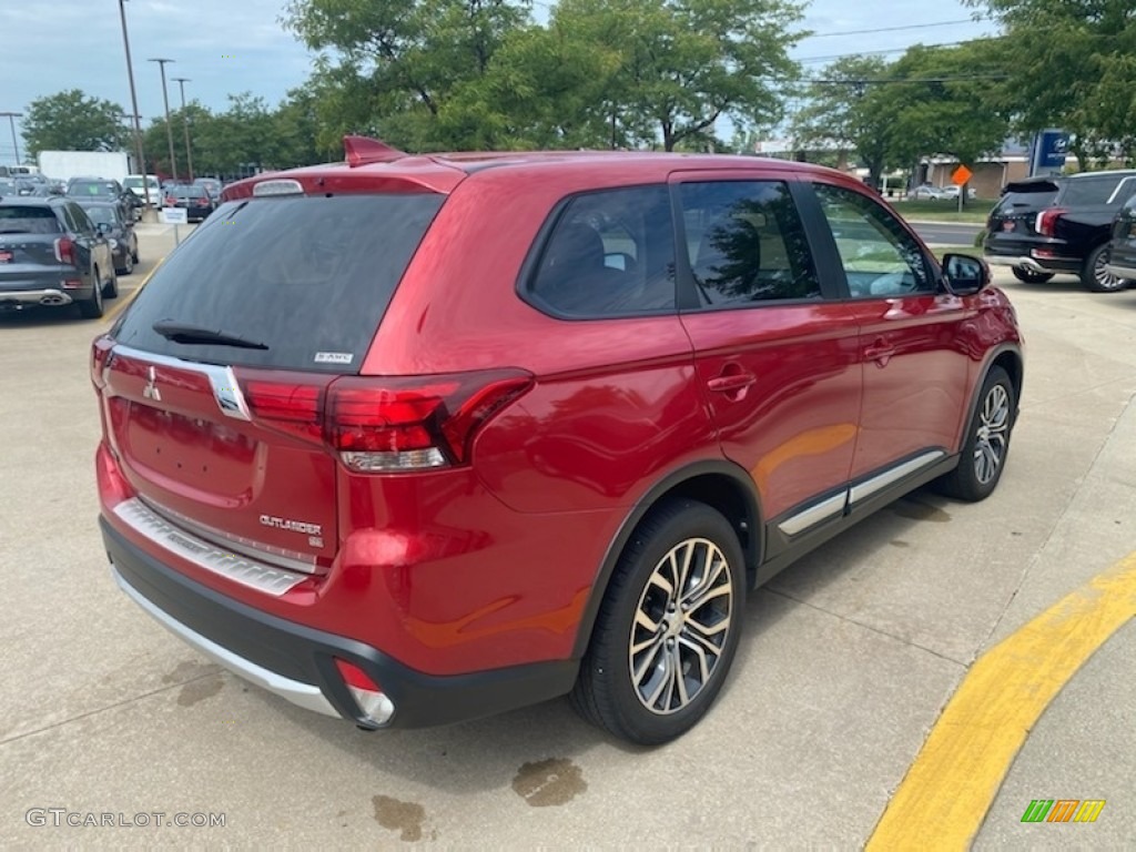 Rally Red Metallic 2017 Mitsubishi Outlander SE S-AWC Exterior Photo #139261823
