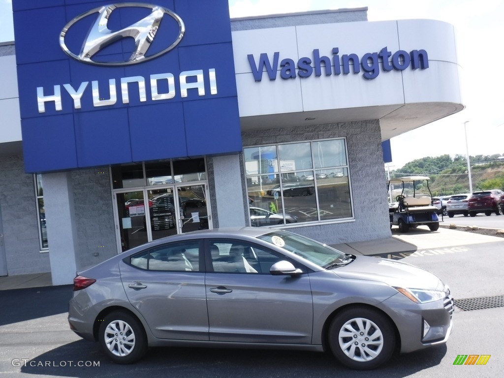 2019 Elantra SE - Machine Gray / Gray photo #2