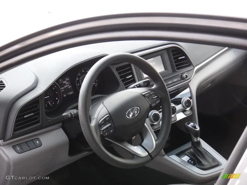2019 Elantra SE - Machine Gray / Gray photo #11