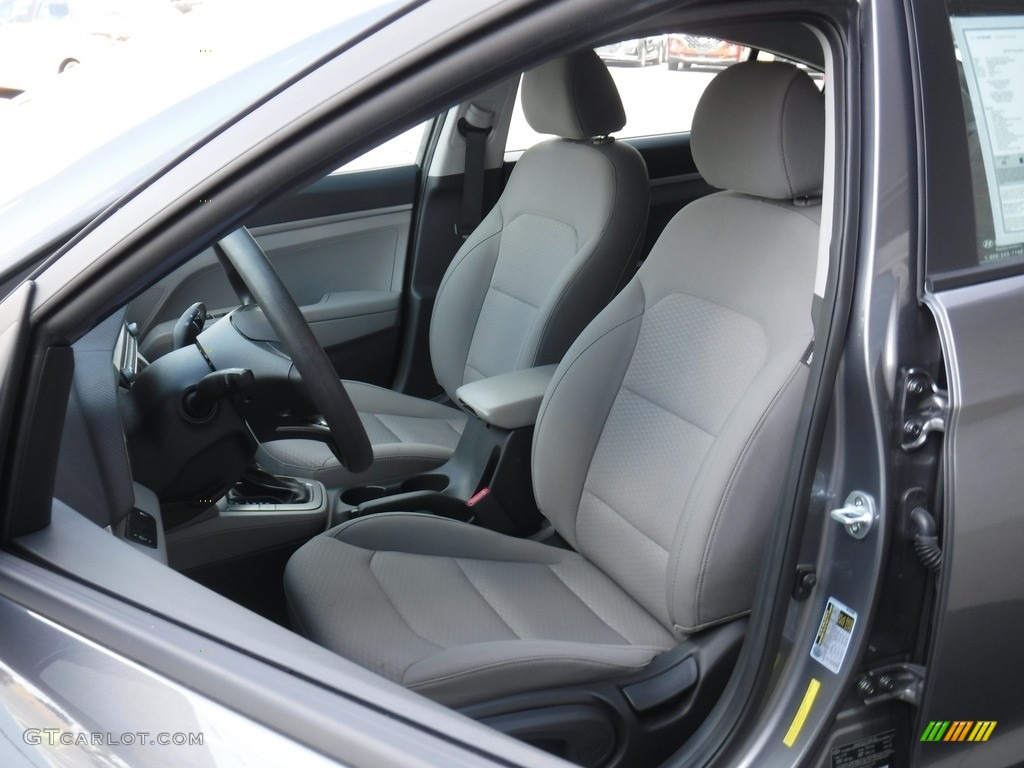 2019 Elantra SE - Machine Gray / Gray photo #14