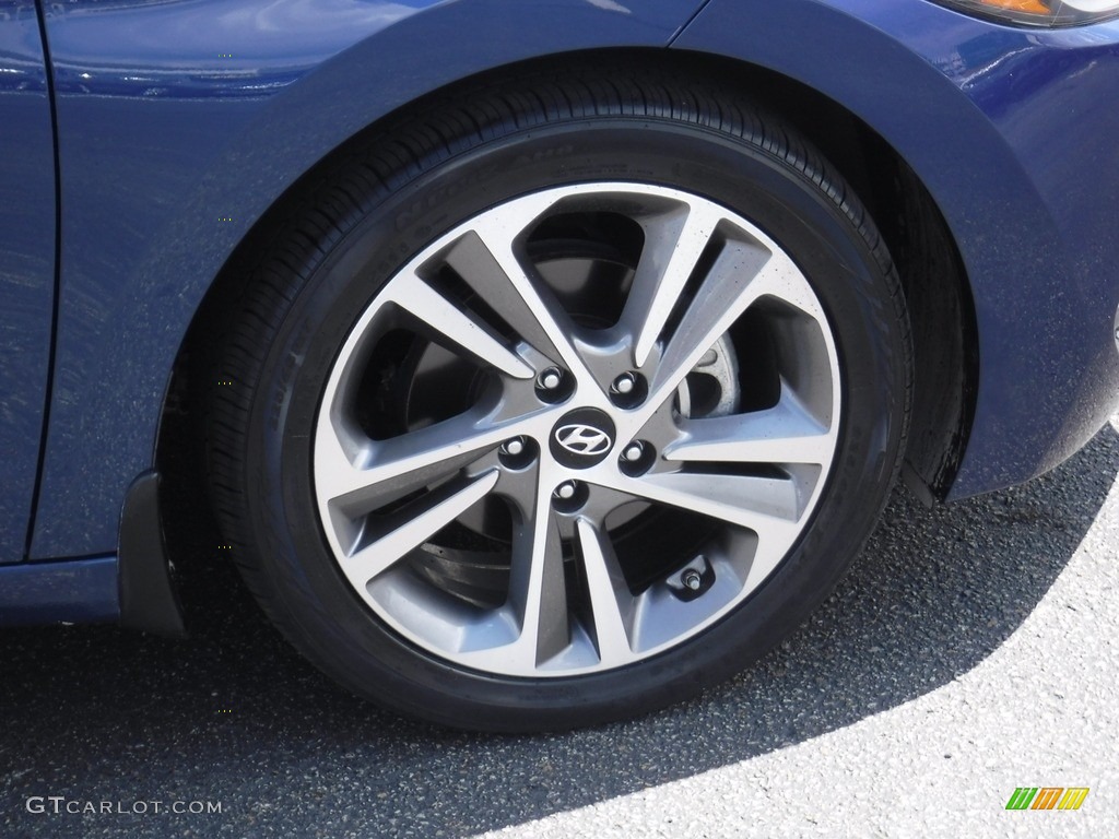 2017 Elantra Limited - Lakeside Blue / Black photo #4