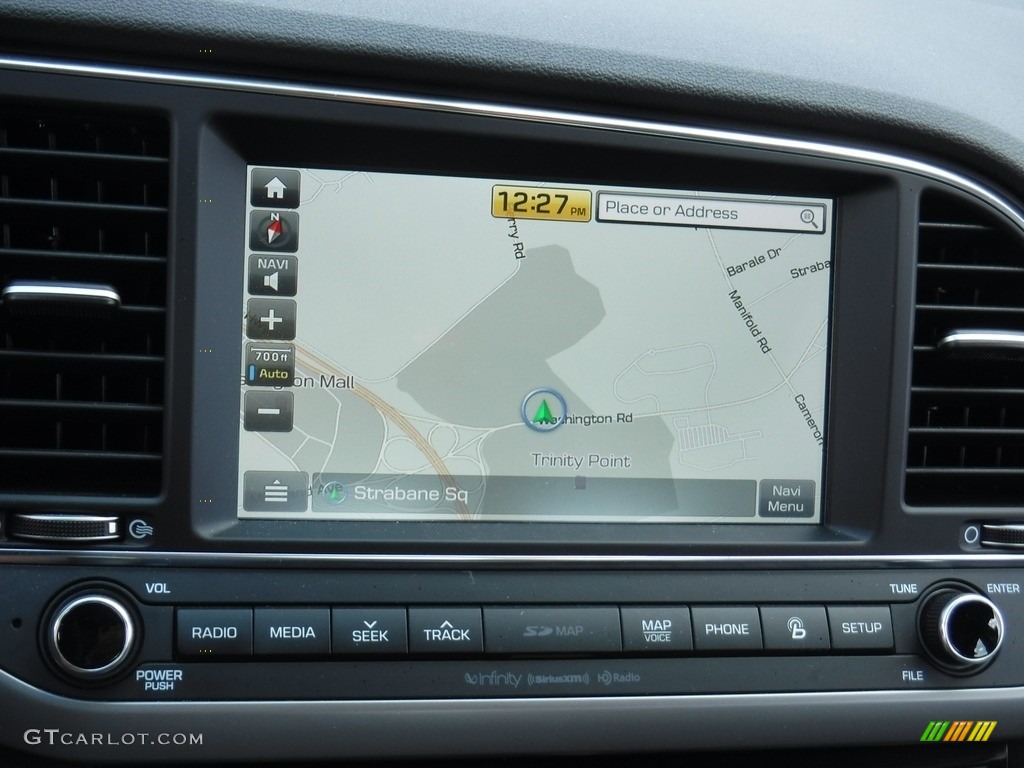 2017 Elantra Limited - Lakeside Blue / Black photo #20