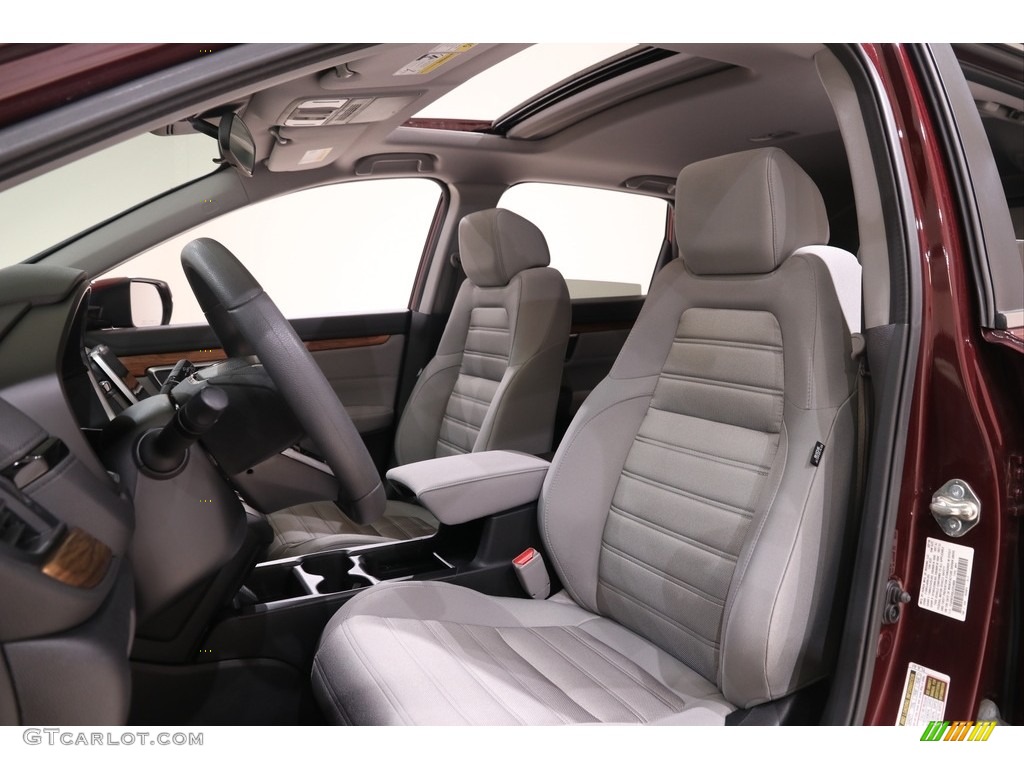 2018 CR-V EX AWD - Basque Red Pearl II / Gray photo #6