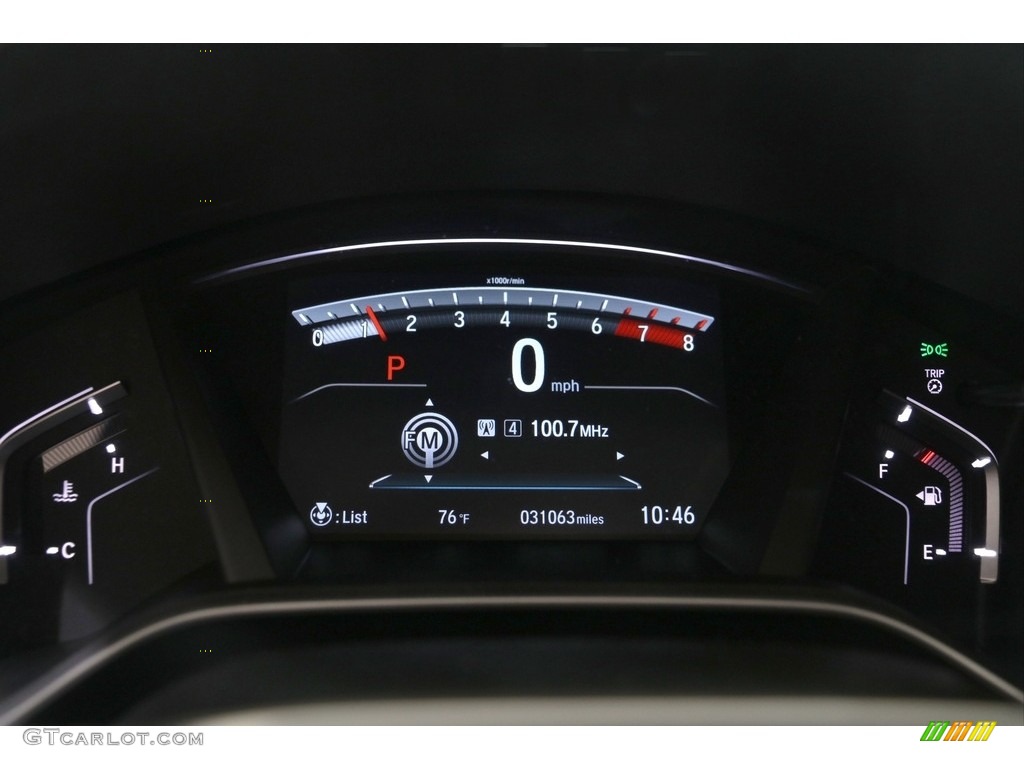2018 CR-V EX AWD - Basque Red Pearl II / Gray photo #11