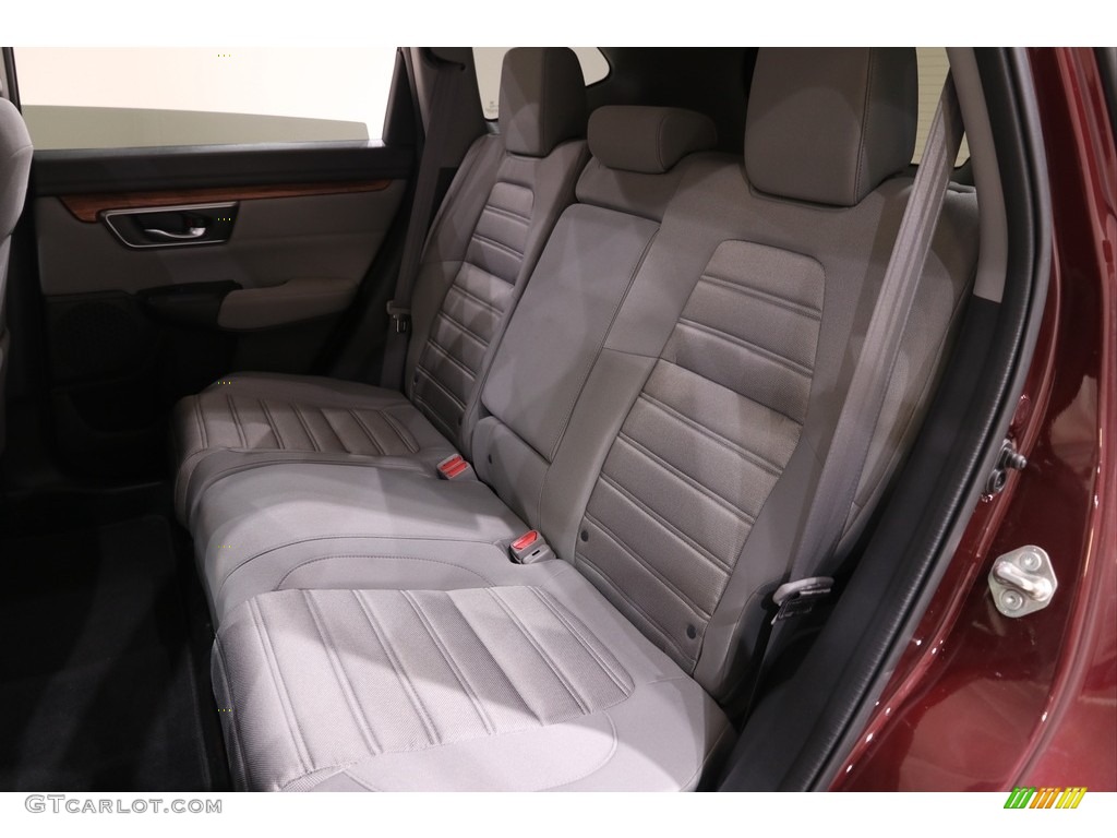 2018 CR-V EX AWD - Basque Red Pearl II / Gray photo #25