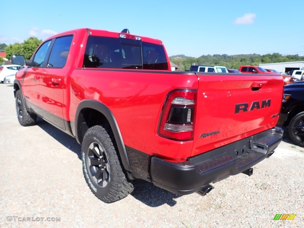 2020 1500 Rebel Crew Cab 4x4 - Flame Red / Red/Black photo #3