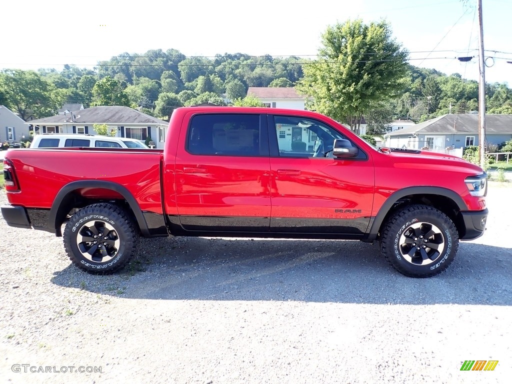 2020 1500 Rebel Crew Cab 4x4 - Flame Red / Red/Black photo #6