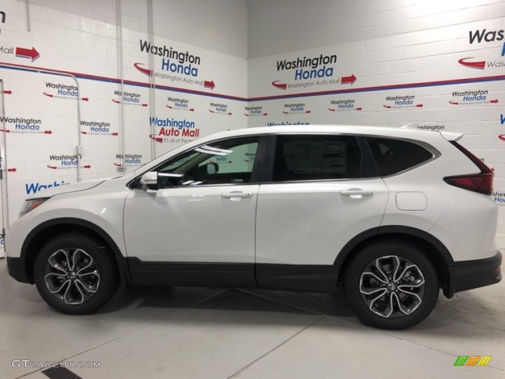 2020 CR-V EX AWD - Platinum White Pearl / Ivory photo #2