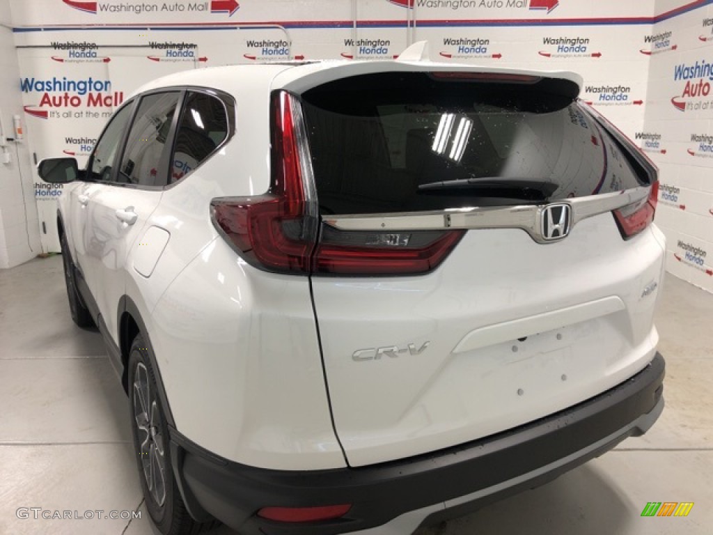 2020 CR-V EX AWD - Platinum White Pearl / Ivory photo #3