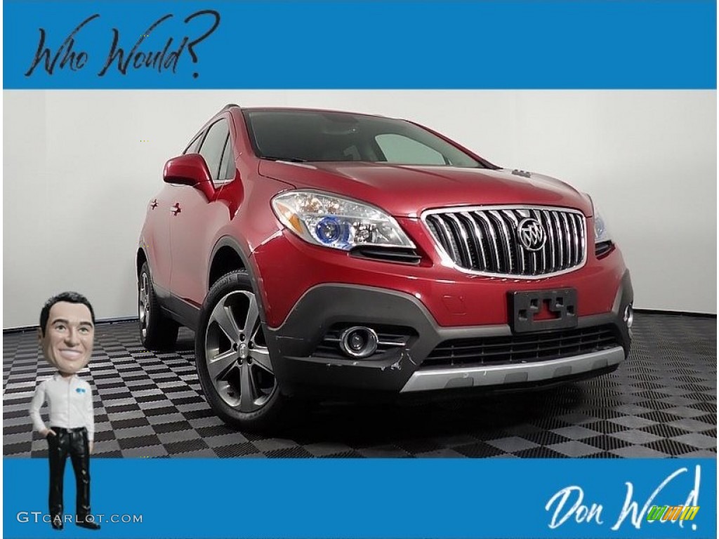 2013 Encore Convenience AWD - Ruby Red Metallic / Ebony photo #1