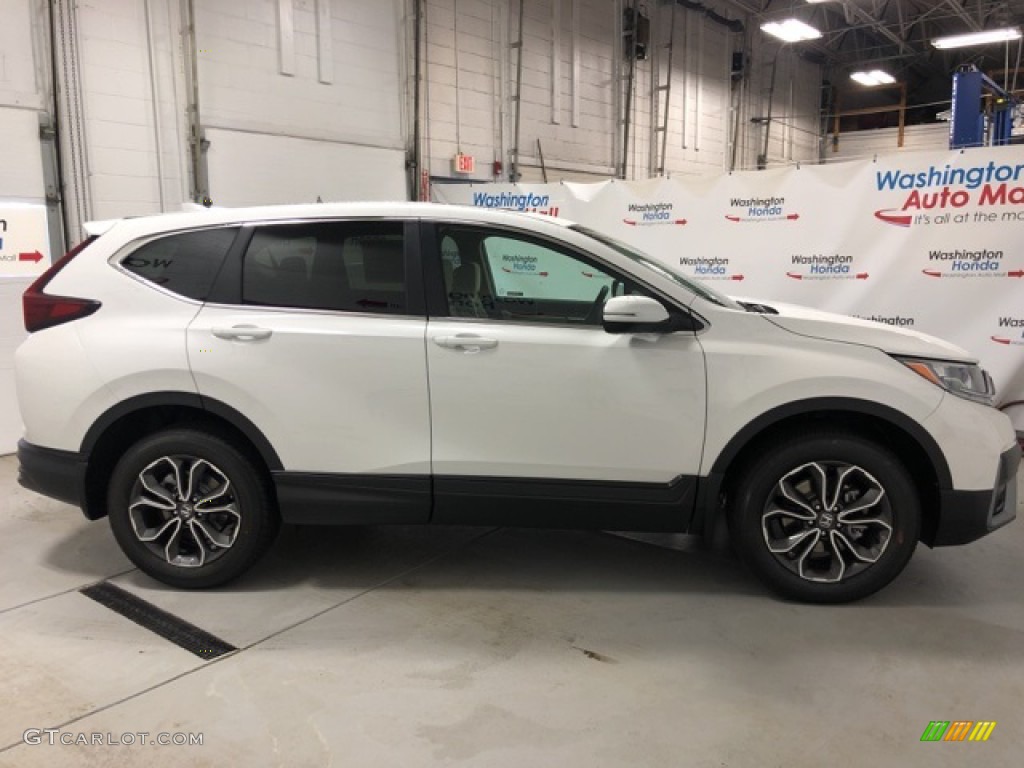 2020 CR-V EX AWD - Platinum White Pearl / Ivory photo #4