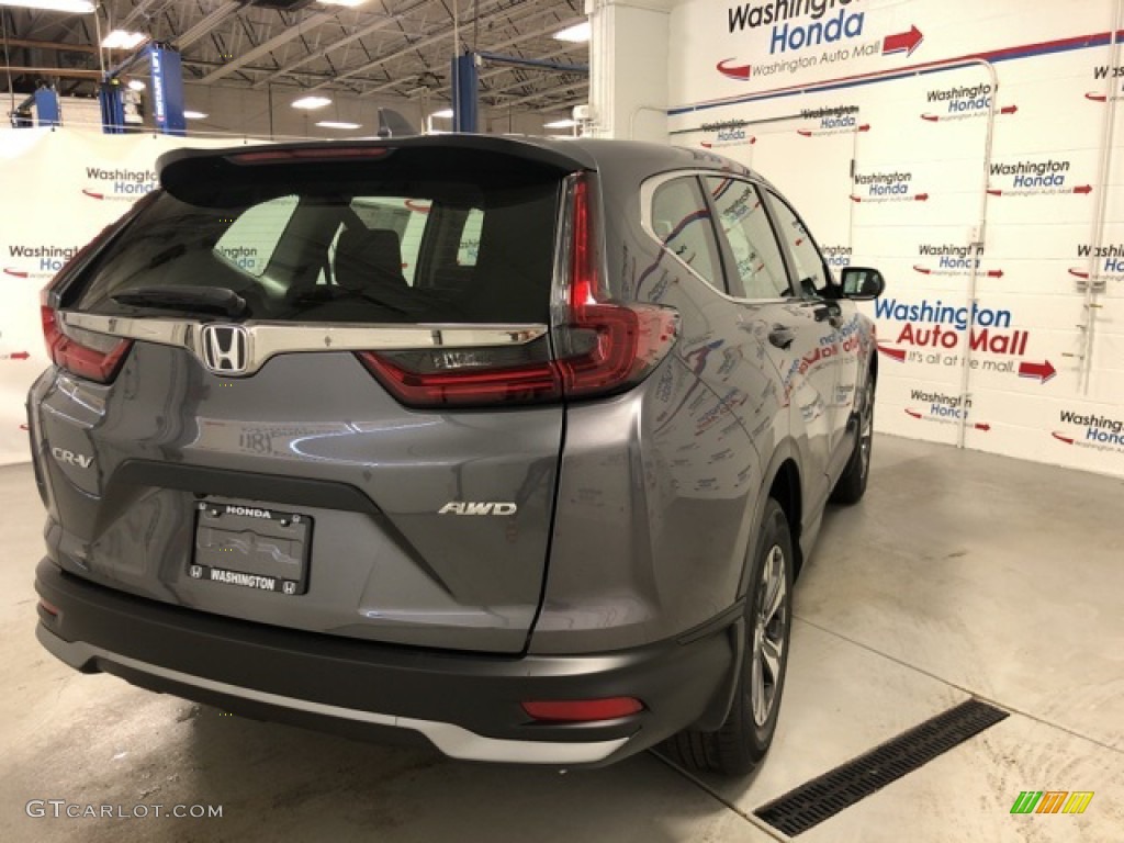 2020 CR-V LX AWD - Modern Steel Metallic / Black photo #3