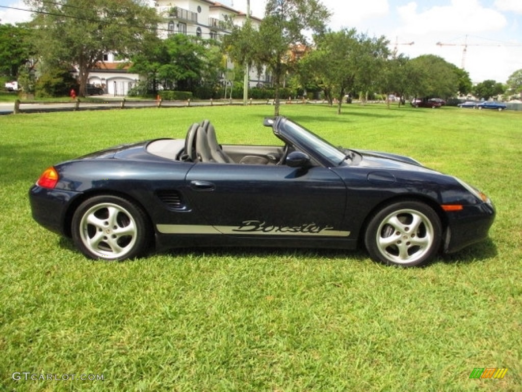2000 Boxster  - Ocean Blue Metallic / Graphite Grey photo #11