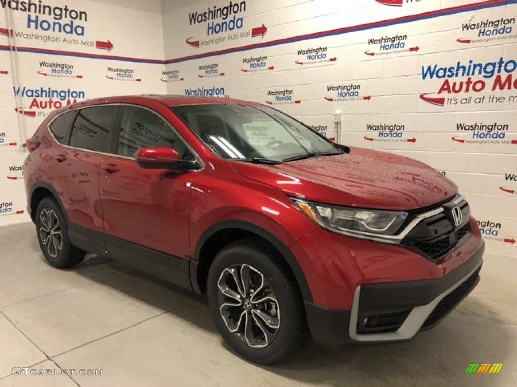 2020 CR-V EX-L AWD - Radiant Red Metallic / Gray photo #1