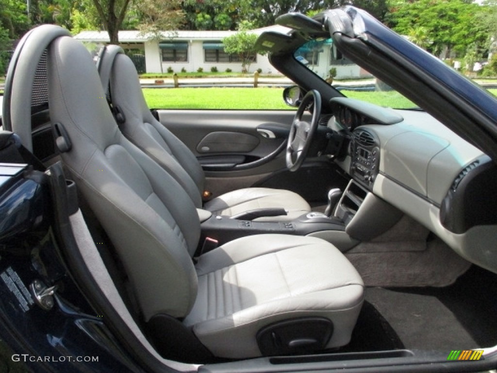 2000 Boxster  - Ocean Blue Metallic / Graphite Grey photo #16