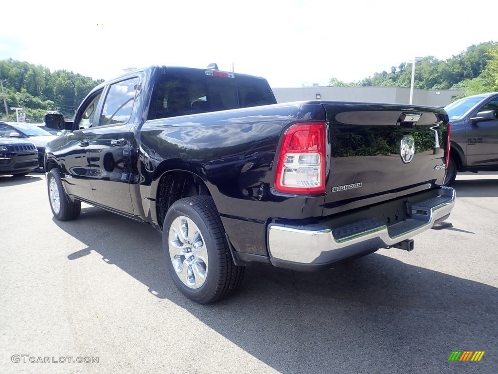 2020 1500 Big Horn Crew Cab 4x4 - Diamond Black Crystal Pearl / Black/Diesel Gray photo #7