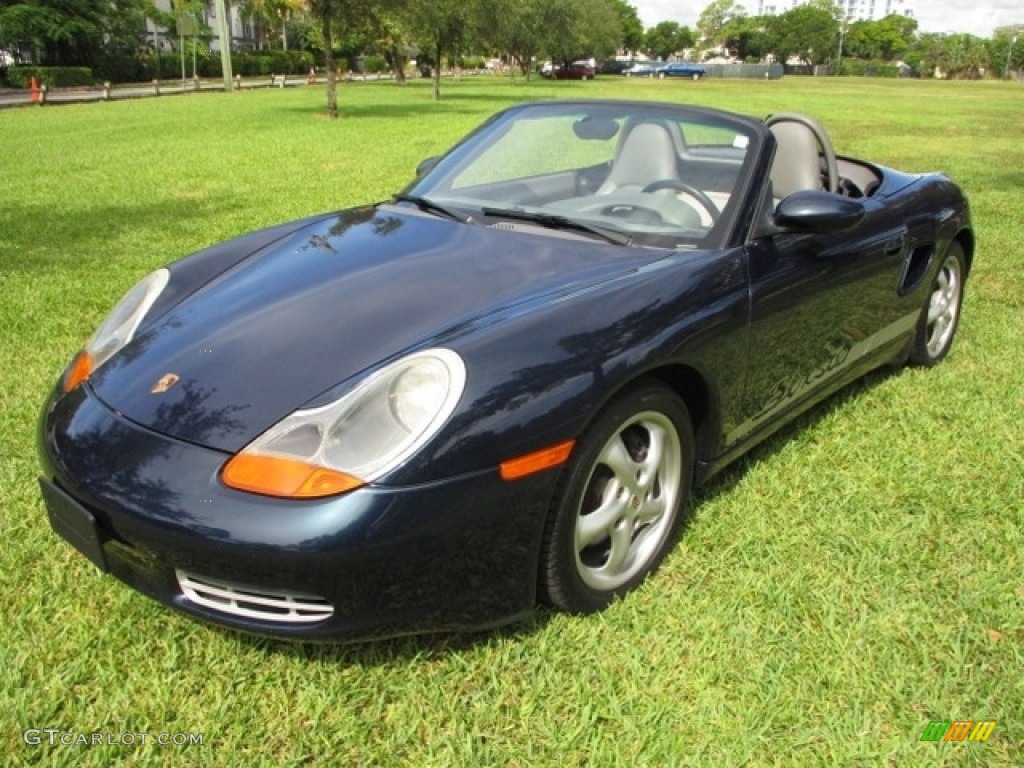 2000 Boxster  - Ocean Blue Metallic / Graphite Grey photo #37