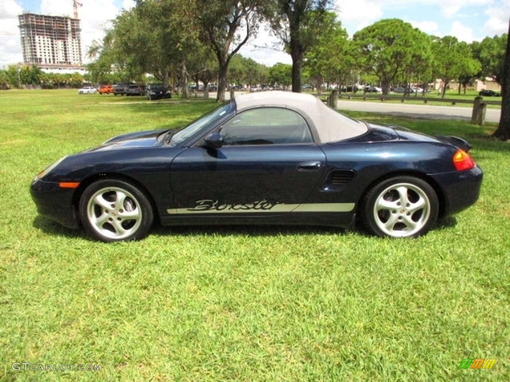 2000 Boxster  - Ocean Blue Metallic / Graphite Grey photo #54