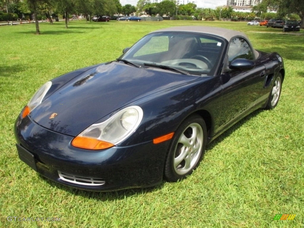 2000 Boxster  - Ocean Blue Metallic / Graphite Grey photo #56