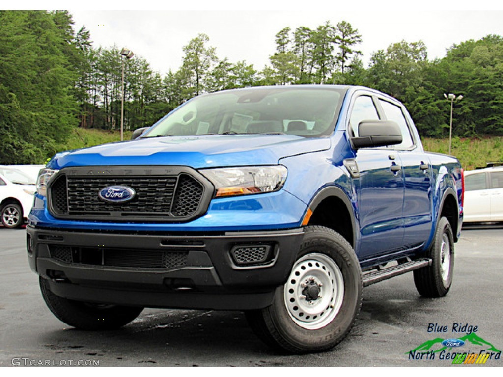 2020 Ranger XL SuperCrew 4x4 - Lightning Blue / Ebony photo #1
