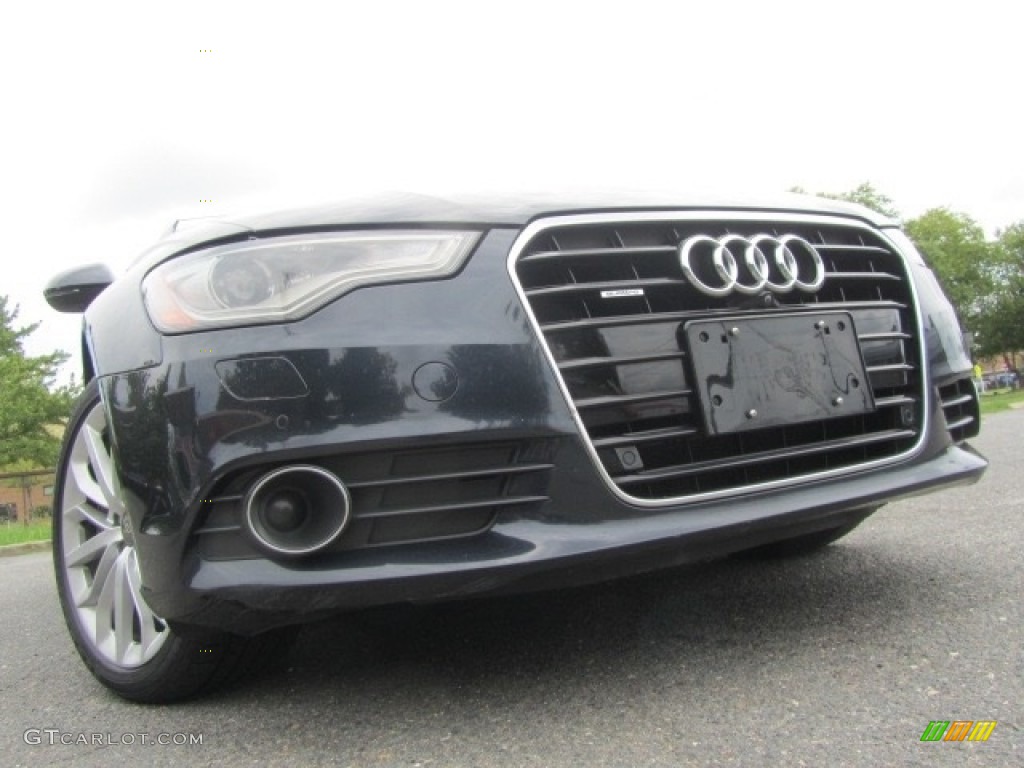 2014 A6 3.0T quattro Sedan - Moonlight Blue Metallic / Nougat Brown photo #2