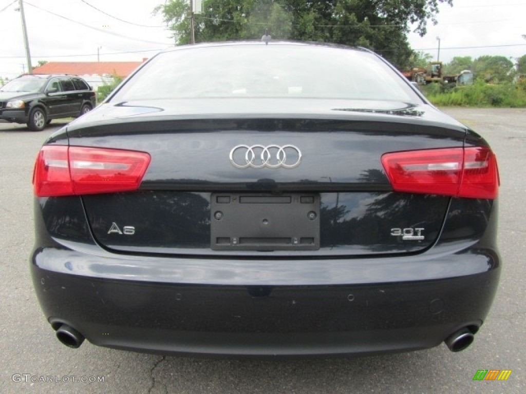 2014 A6 3.0T quattro Sedan - Moonlight Blue Metallic / Nougat Brown photo #9