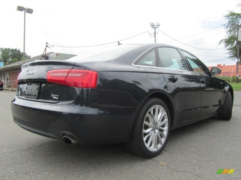 2014 A6 3.0T quattro Sedan - Moonlight Blue Metallic / Nougat Brown photo #10