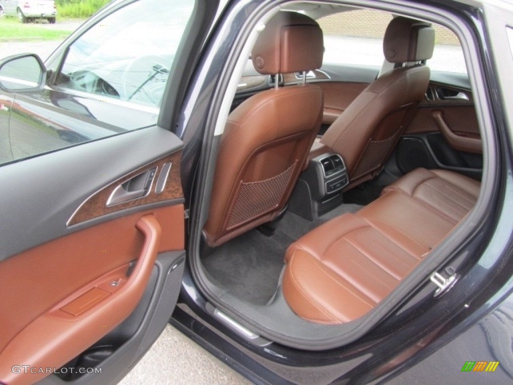 2014 A6 3.0T quattro Sedan - Moonlight Blue Metallic / Nougat Brown photo #20