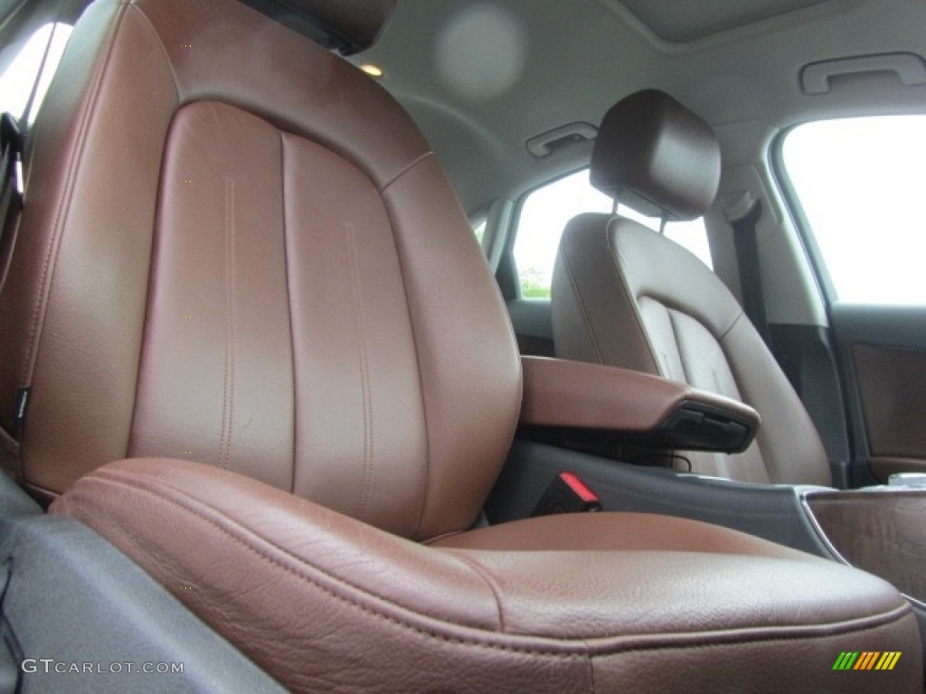 2014 A6 3.0T quattro Sedan - Moonlight Blue Metallic / Nougat Brown photo #23