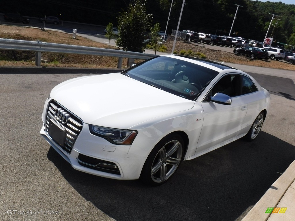 2014 S5 3.0T Premium Plus quattro Coupe - Ibis White / Black photo #12