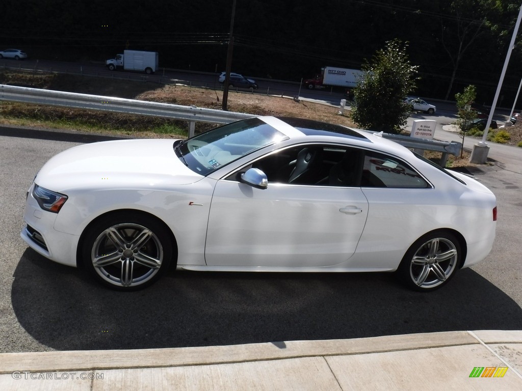 2014 S5 3.0T Premium Plus quattro Coupe - Ibis White / Black photo #13
