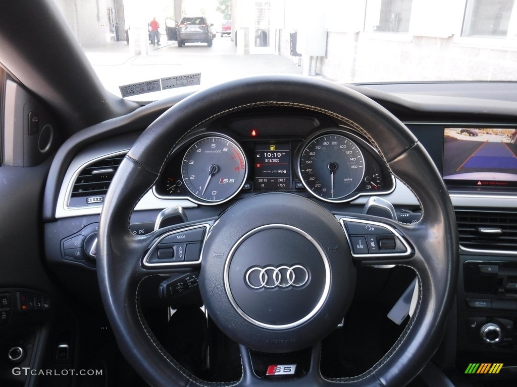 2014 S5 3.0T Premium Plus quattro Coupe - Ibis White / Black photo #24