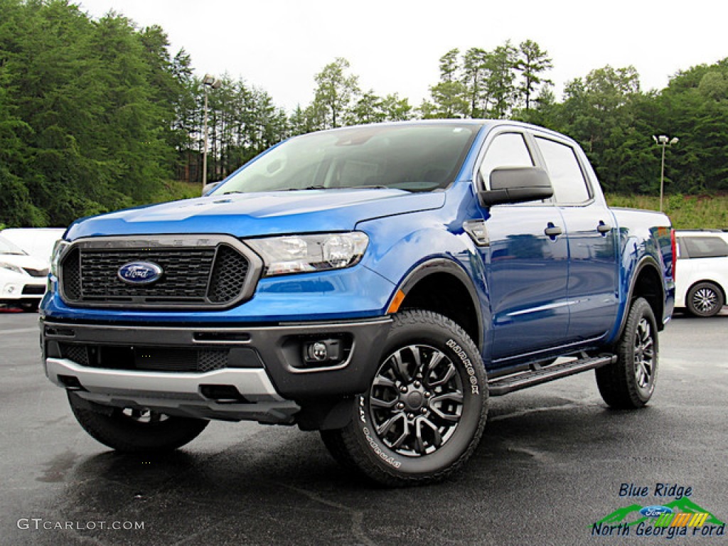 2020 Ranger XLT SuperCrew 4x4 - Lightning Blue / Ebony photo #1