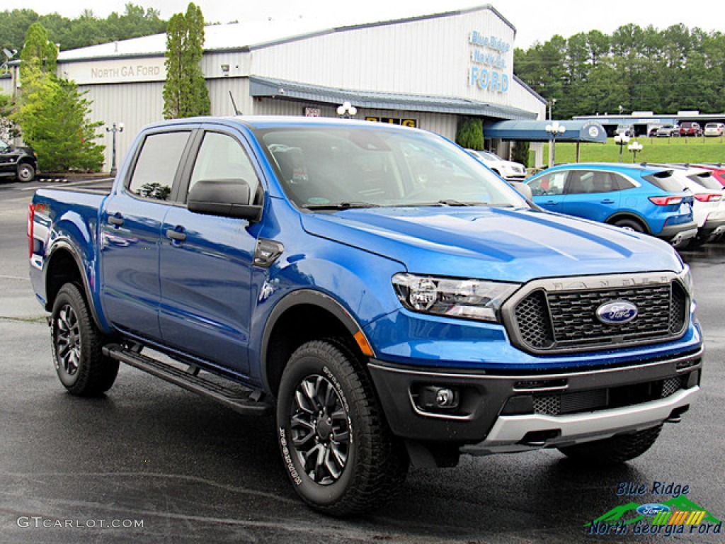 2020 Ranger XLT SuperCrew 4x4 - Lightning Blue / Ebony photo #7