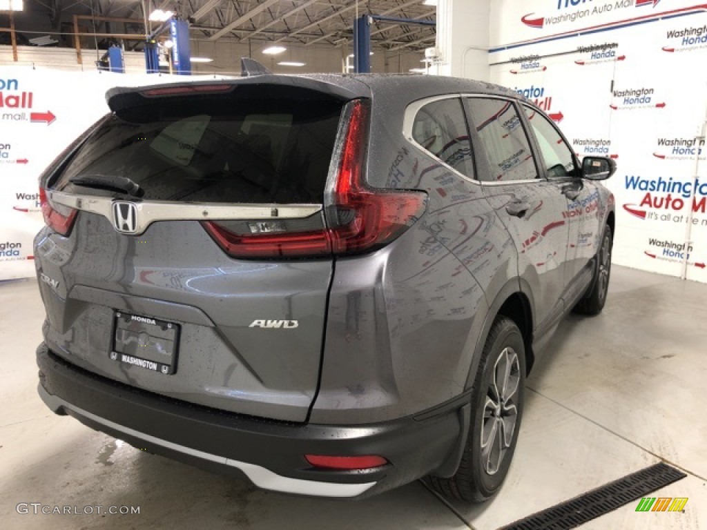 2020 CR-V EX-L AWD - Modern Steel Metallic / Black photo #3